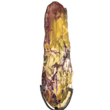 Mookaite End Cut on Custom Design Art Deco Stand - Elongated on Square Base