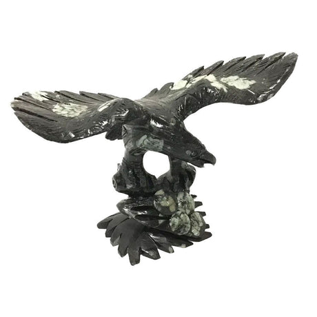 View of Chrysanthemum Stone Eagle Carving