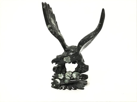 View of Chrysanthemum Stone Eagle Carving