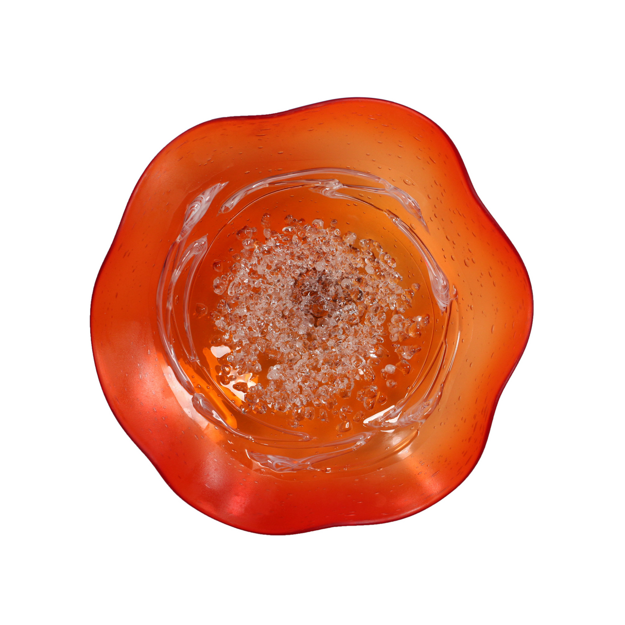 Wall Plate Small - Deep Orange Hard Candy