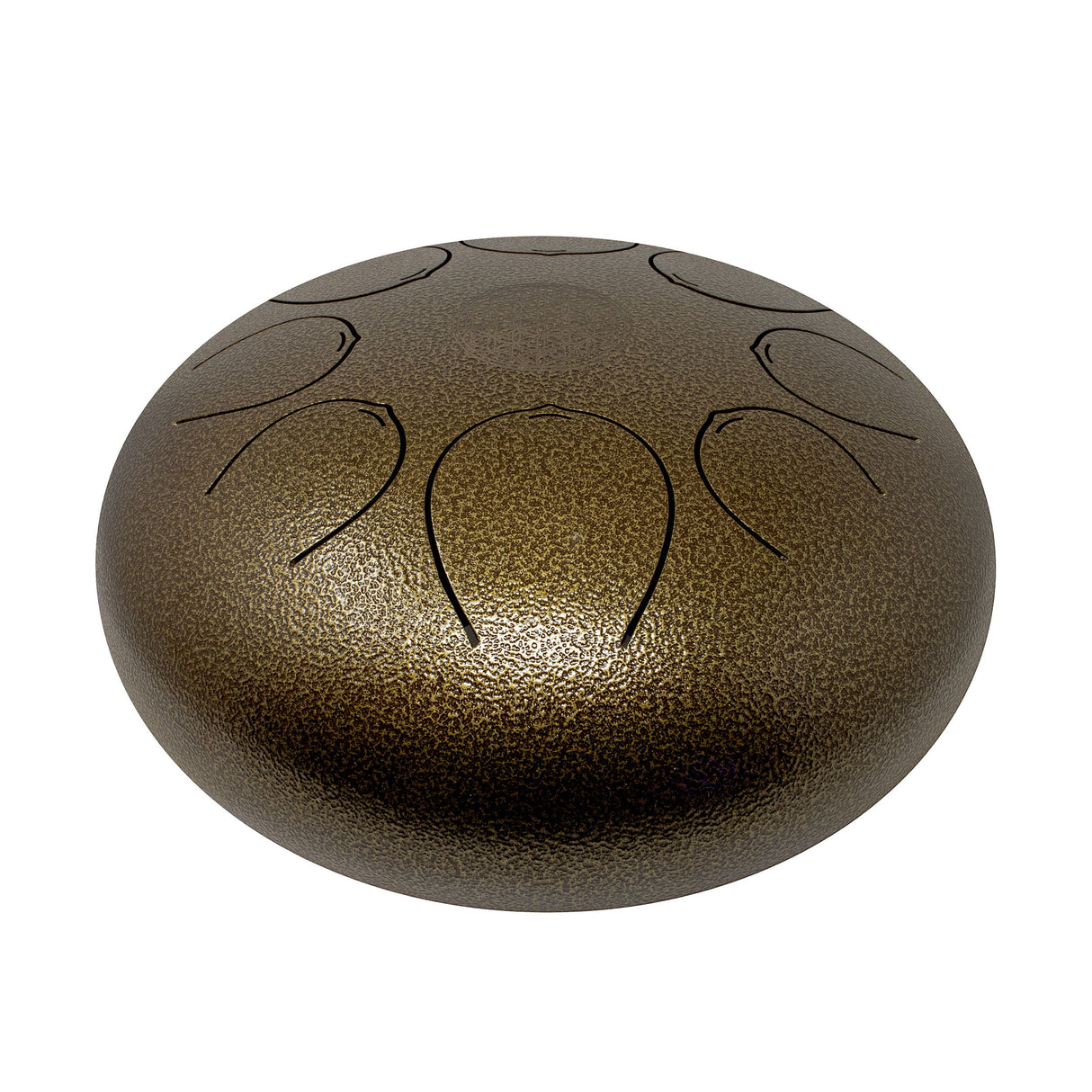 30cm Pentatonic Steel Singing Drum - Metal Brown