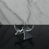 Acrylic Heart Stand - Low Angled Small