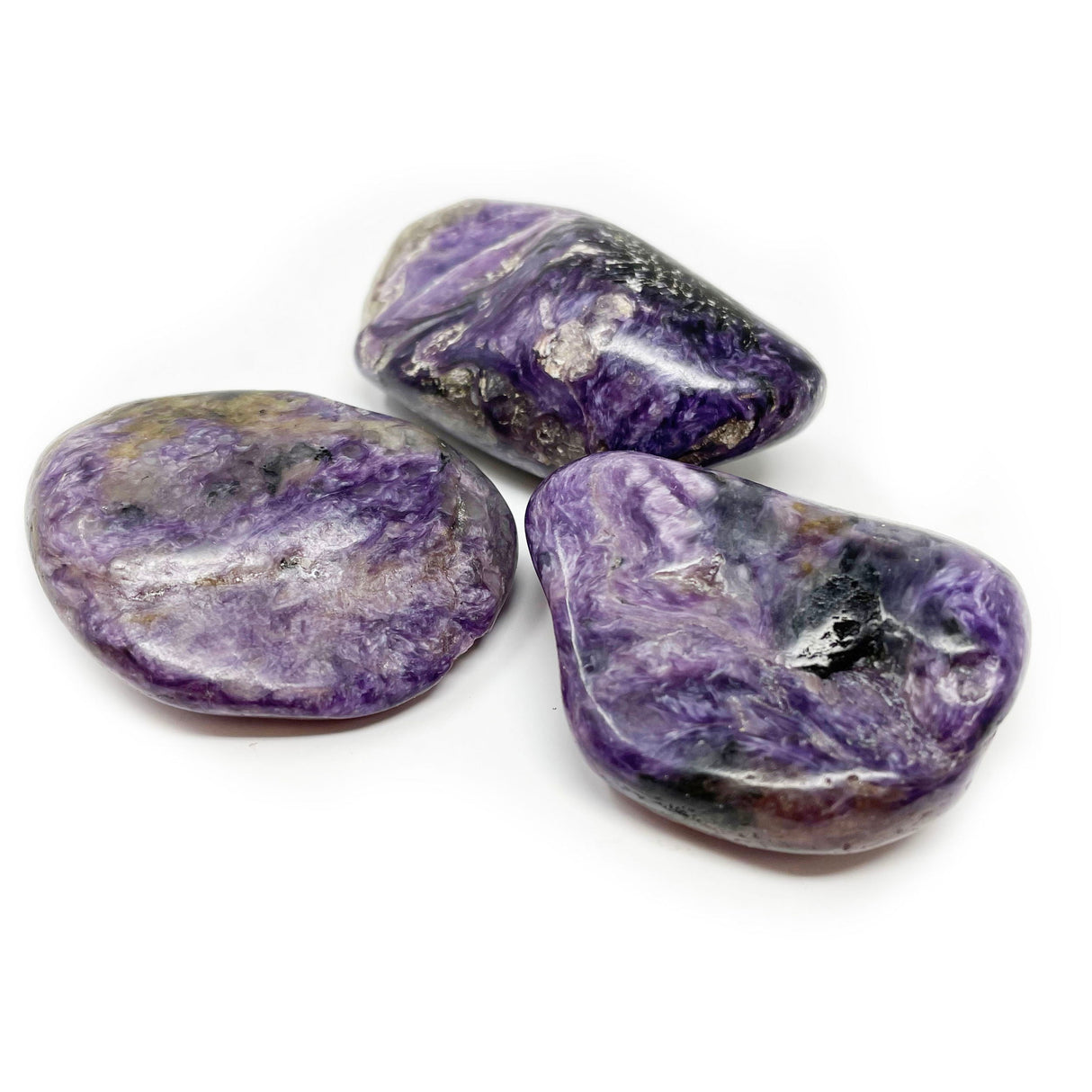 Tumbled Charoite - Medium Large (Singles)