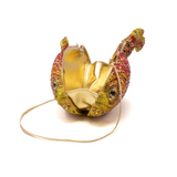 Fish Crystal Purse with Chain - Warm Hues
