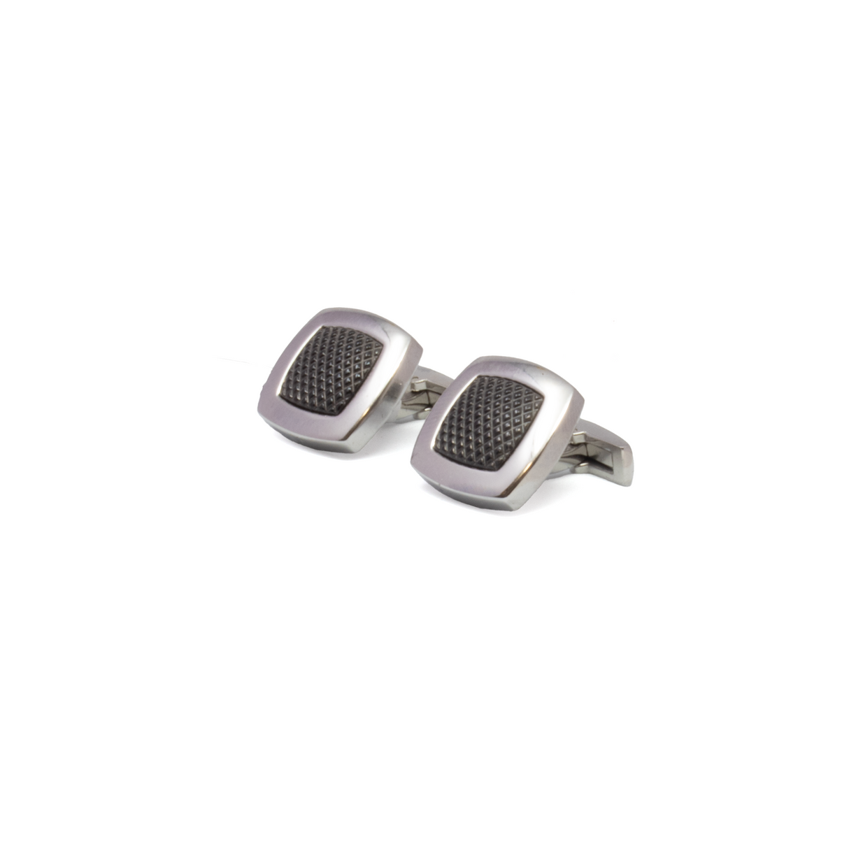 Black Pillow Stainless Steel Cufflinks