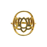 Sterling Silver Lotus Ring