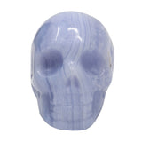 Blue Lace Agate Skull