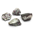 Rare Earth Gallery large rubellite matrix rough specimens featuring vibrant pink crystals embedded in white stone