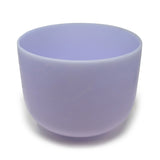 10" Gem Infused Quartz Singing Bowl Note D Amethyst 440 Hertz