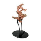 Michigan Native Copper in 3 - Pronged Tension Fit Stand with Free Form Body