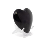 Rainbow Obsidian Heart on Lucite Stand
