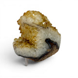 Polished Natural Citrine Crystal Stalactite Knobs on Lucite Stand