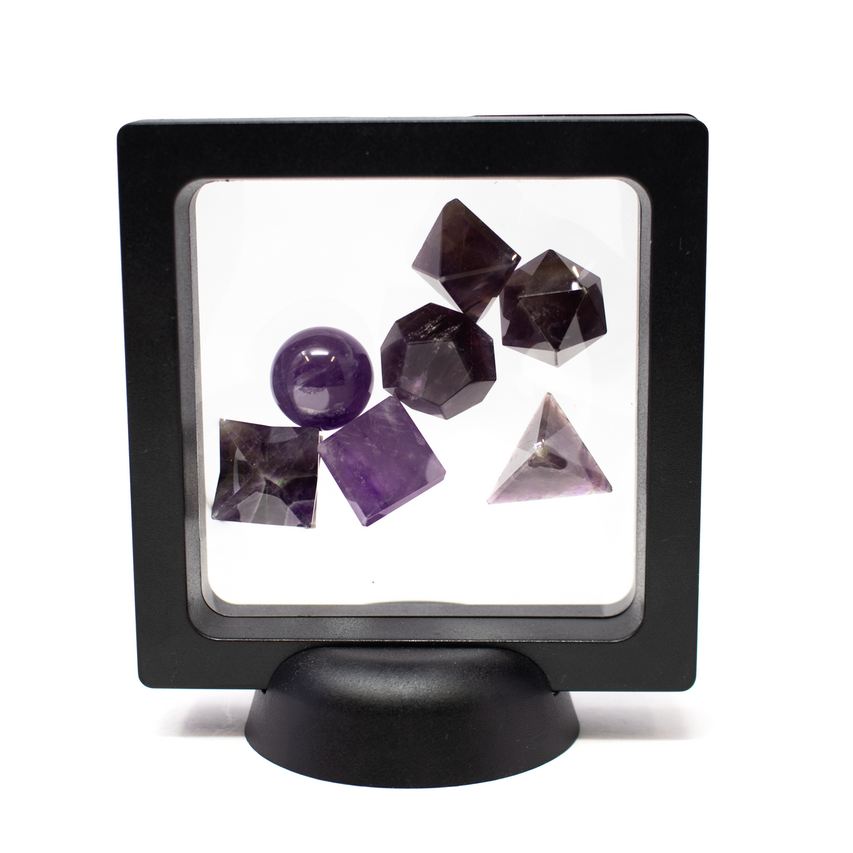 Amethyst Geometric Set 7 Pieces - Sacred Geometry