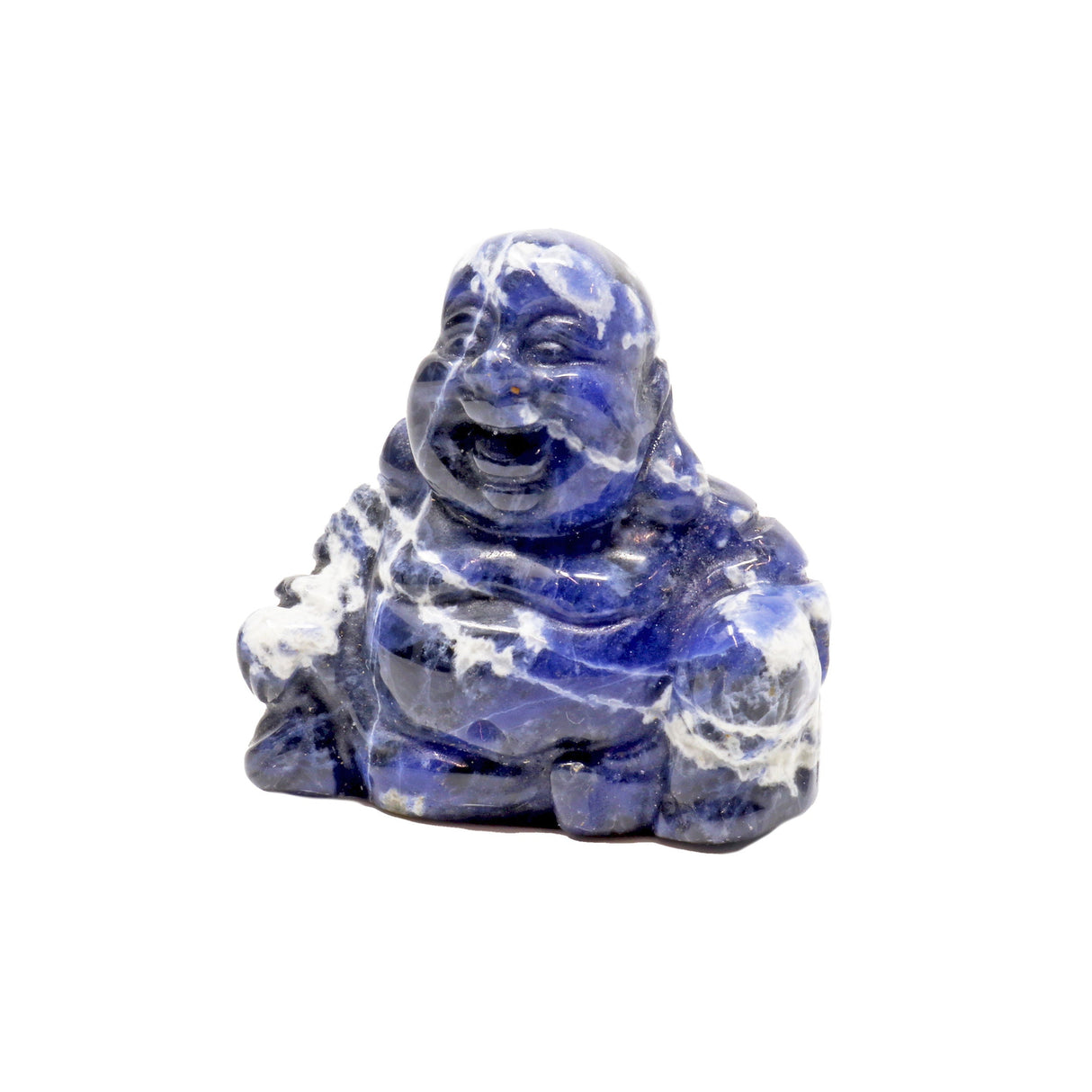 Sodalite Buddha Carving