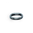Rare Earth Gallery 4mm polished domed tungsten ring with a smooth metallic finish
