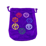 7 Chakra Purple Pouch