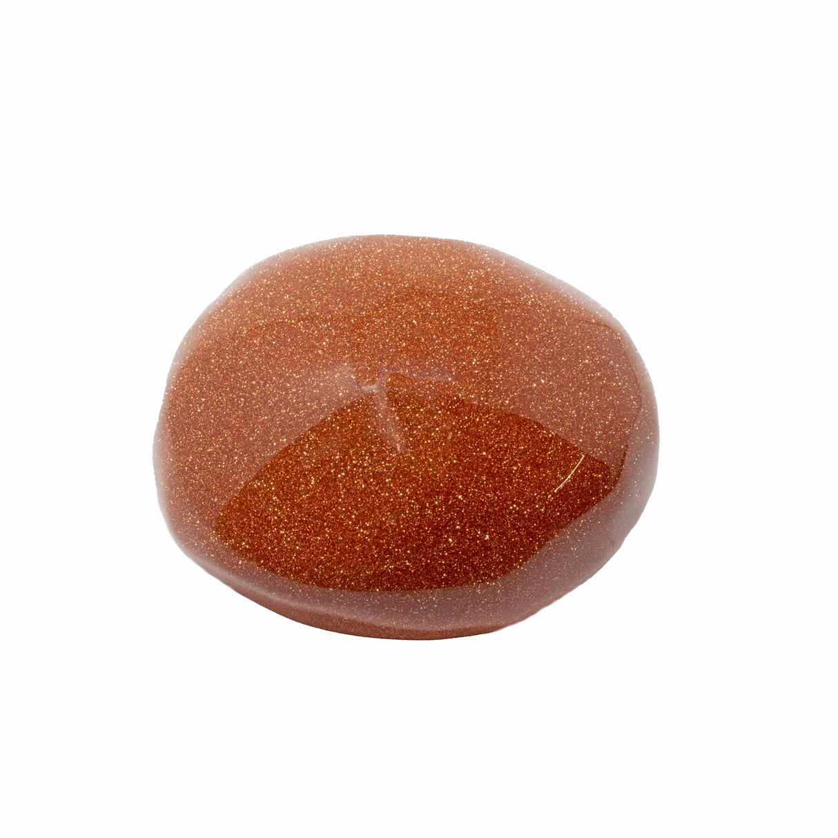 Pierre thérapeutique Goldstone rouge