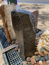 33" Red Bluff Basalt Column Fountain