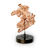Michigan Copper With Moss Green Inclusions On Custom Radiant Star Stand