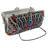 Multicolor Wave Jewel Purse