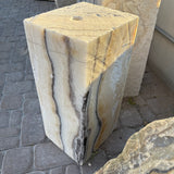 Zebra Fossil Onyx Block Fountain