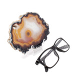 Agate Slice On Acrylic Easel Stand
