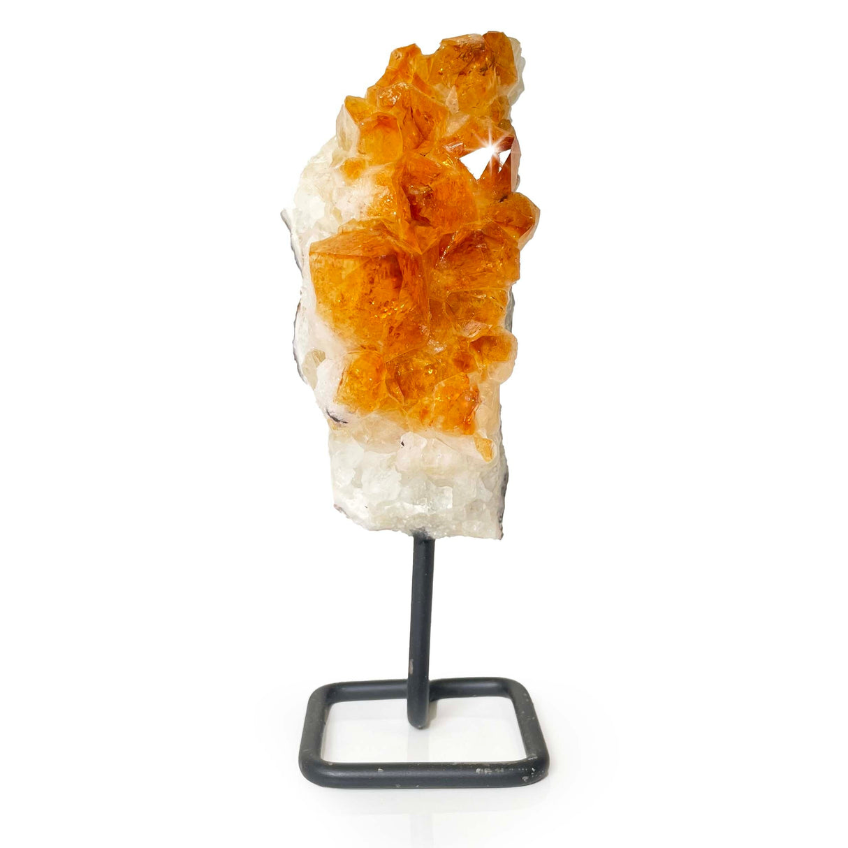 Citrine Crystal Plaque on Post Stand