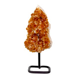 Citrine Crystal Plaque on Post Stand