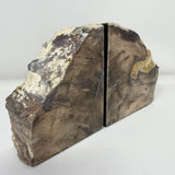 Saddle Mountain Sequoia Petrified Wood Bookends - Small
