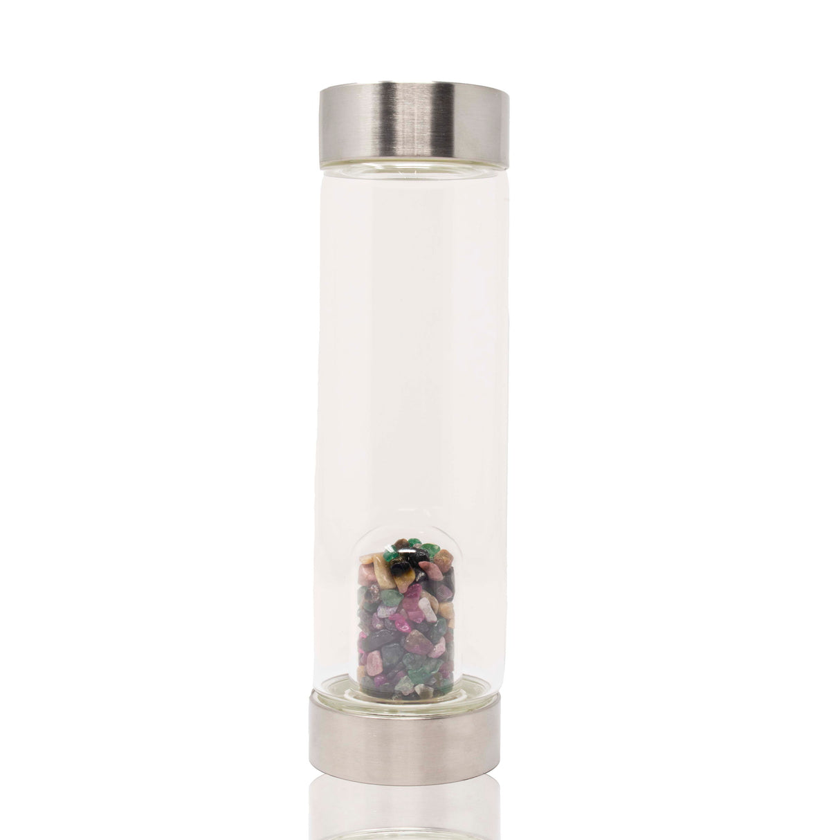 Crystal Water Bottle With Dome
