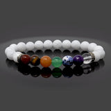8mm Chakra Beaded Bracelet