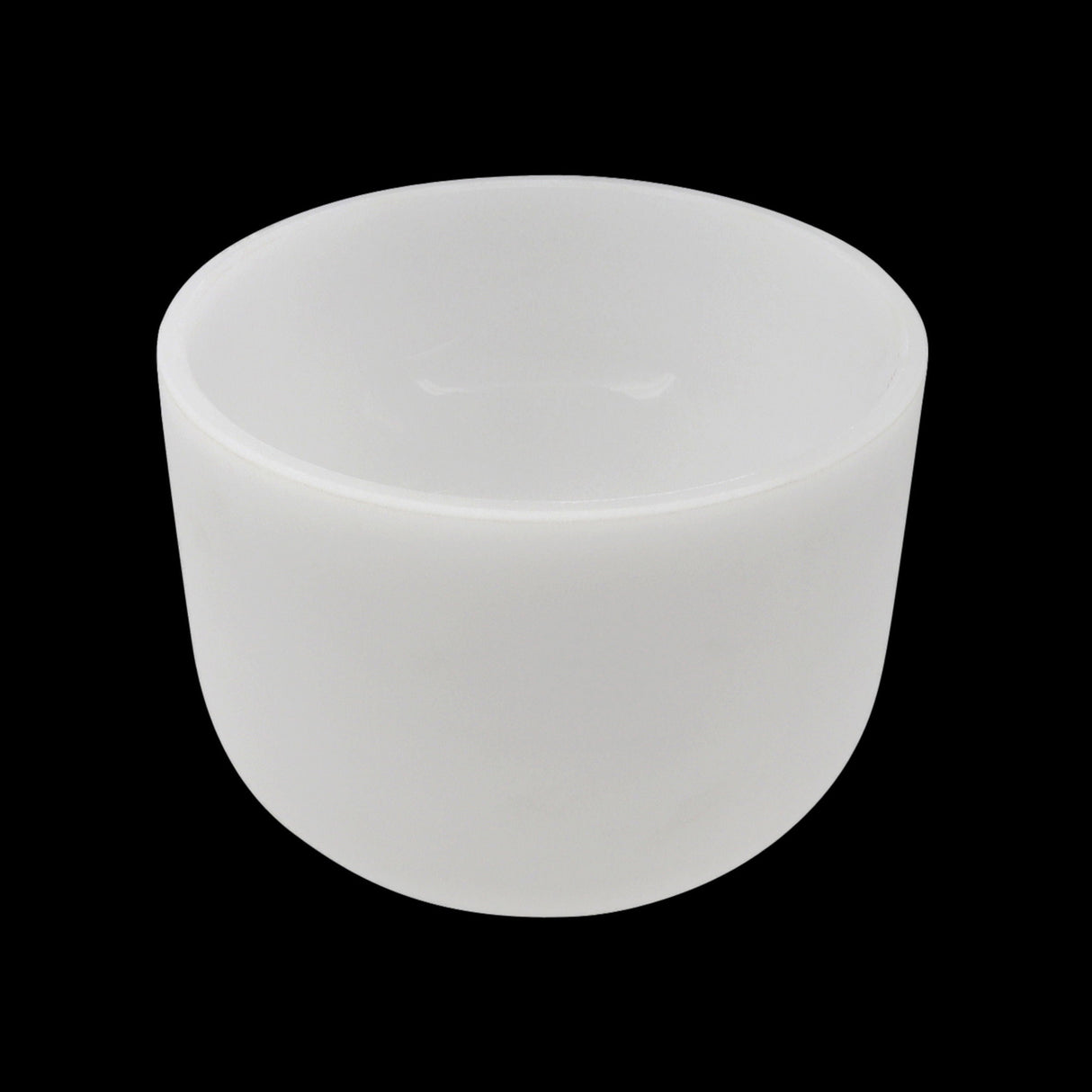 8" Frosted Quartz Sound Bowl - B Note - Aligns Crown Chakra