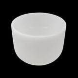 8" Frosted Quartz Sound Bowl - B Note - Aligns Crown Chakra