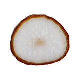 Agate Slice - Classic Carnelian with Quartz Center on Lucite Stand