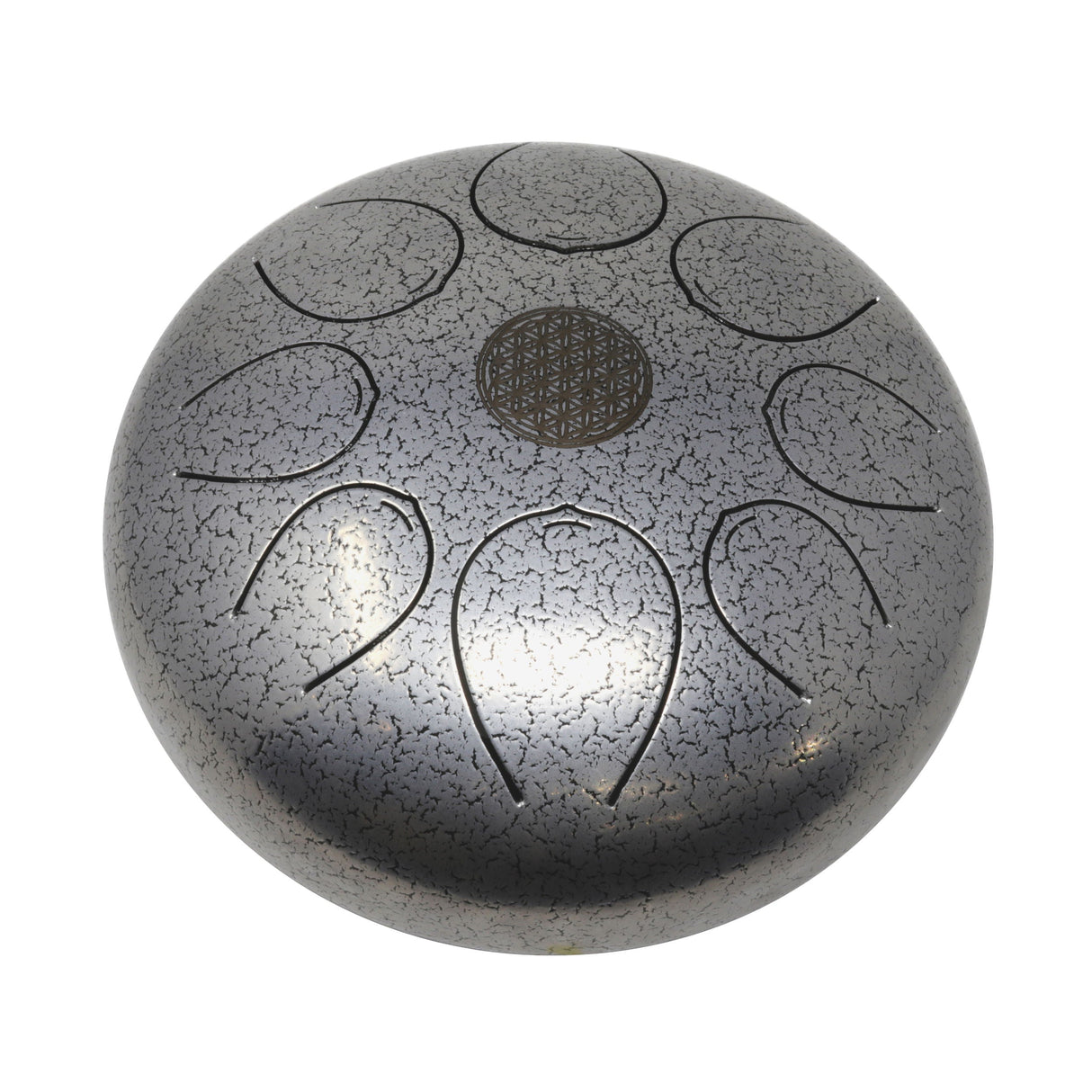 25cm Pentatonic Steel Singing Drum -Silver
