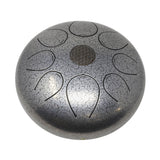 25cm Pentatonic Steel Singing Drum -Silver