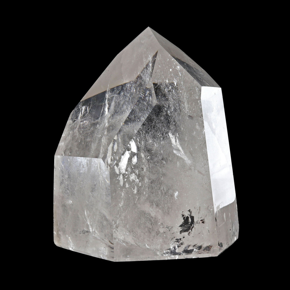 Quartz Point -Cut Base & Resurfaced