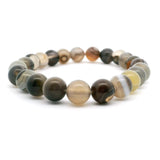 Botswana Agate 8mm Beaded Bracelet