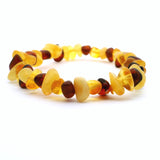 Amber Chip Beaded Bracelet - Multicolor