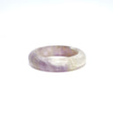 Amethyst Gemstone Ring - Solid Stone Carving