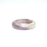 Amethyst Gemstone Ring - Solid Stone Carving