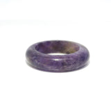 Amethyst Gemstone Ring - Solid Stone Carving