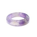 Amethyst Gemstone Ring - Solid Stone Carving