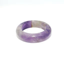 Amethyst Gemstone Ring - Solid Stone Carving