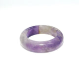 Amethyst Gemstone Ring - Solid Stone Carving