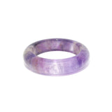 Amethyst Gemstone Ring - Solid Stone Carving
