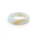 Amazonite Gemstone Ring - Solid Stone Carving