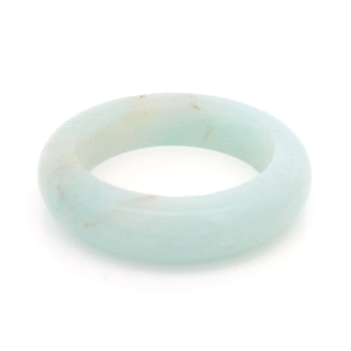 Amazonite Gemstone Ring - Solid Stone Carving