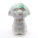 2.5' Aura White Jade Dog Carving