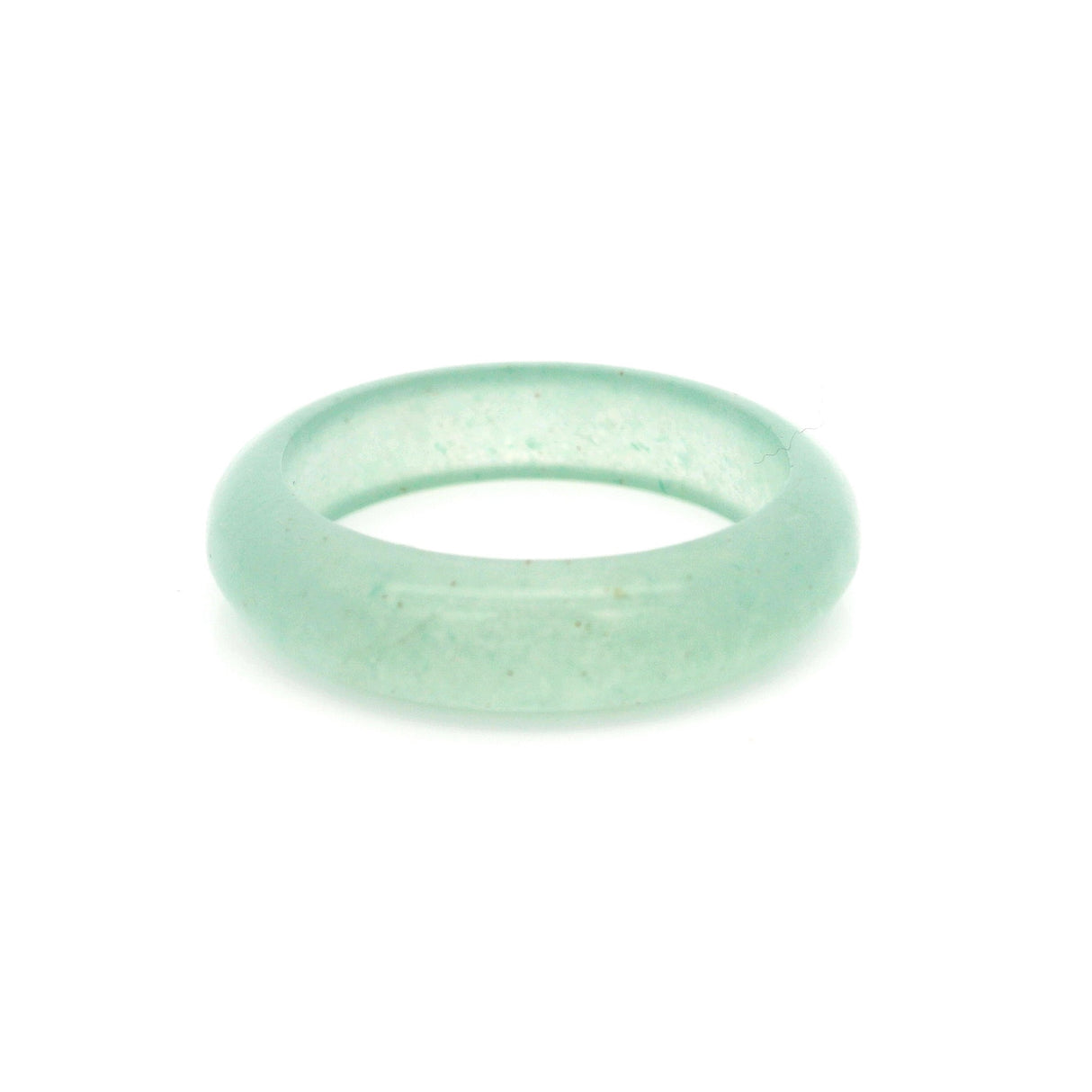 Aventurine Gemstone Ring - Solid Stone Carving